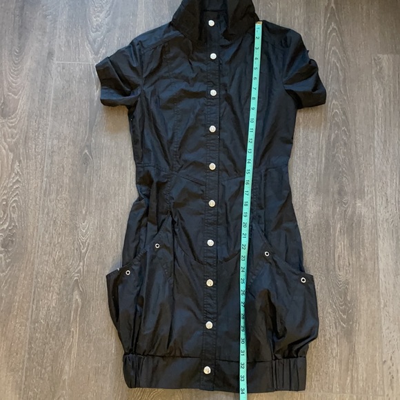 NWOT - Black short sleeve button up thin jacket - Picture 3 of 3